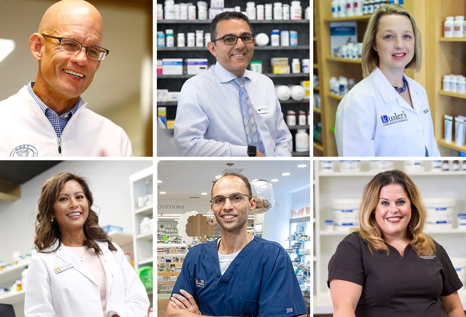 PCCA Member Masoud Rashidi, PharmD, RPh, in his compounding pharmacy in Folsom, California